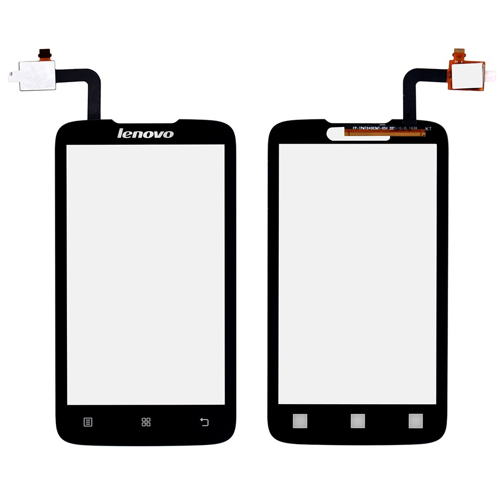 Тачскрин Lenovo A316i, колір чорний, маленька мікросхема фото 1