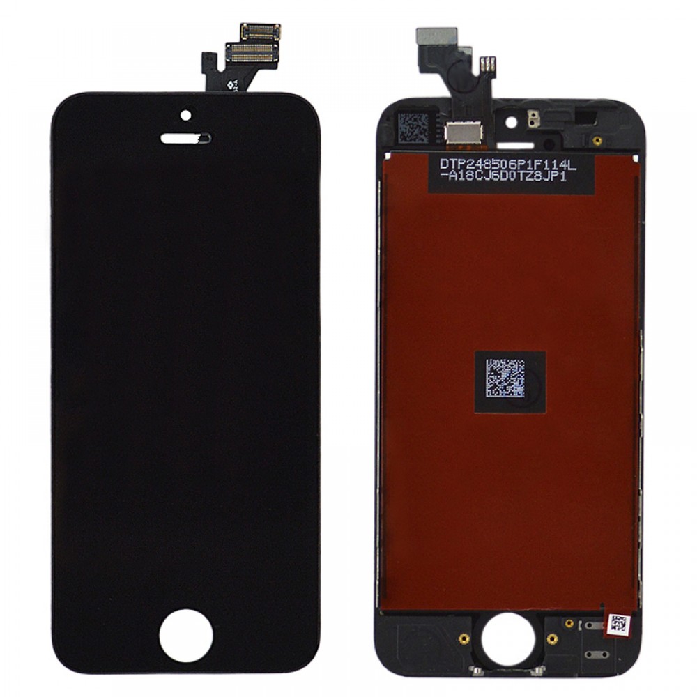 Дисплей iPhone 5 з тачскрином у зборі, колір чорний, Китай високої якості, TEST OK, уцінка фото 1