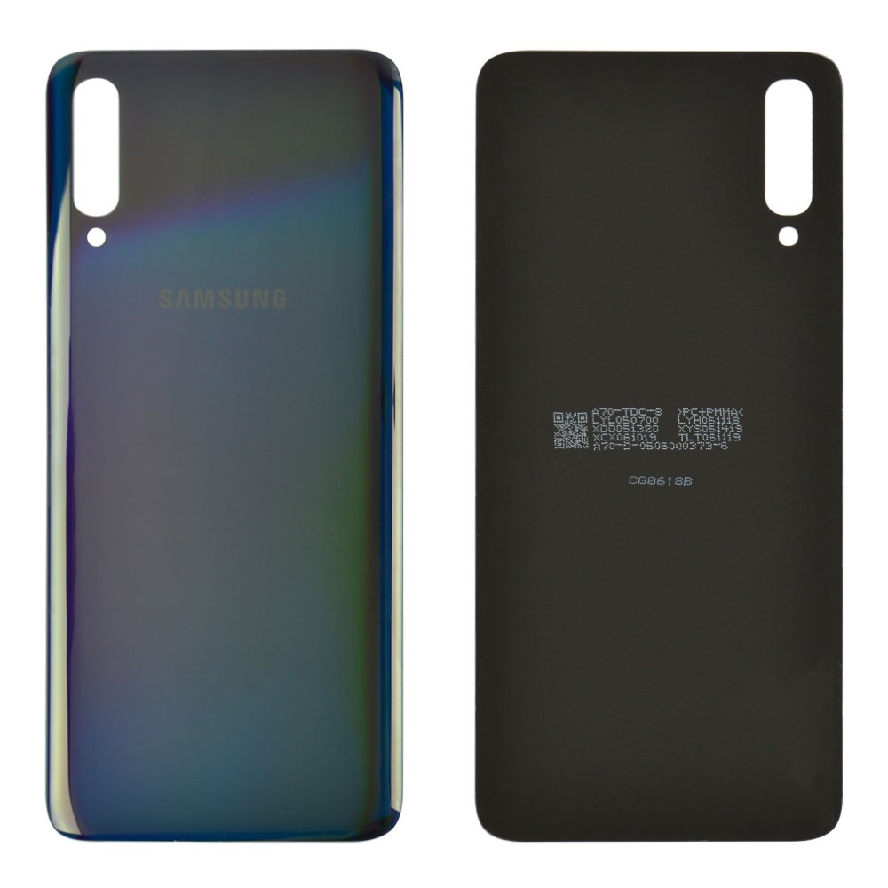 Задня кришка Samsung A705 Galaxy A70 2019, колір чорний фото 1