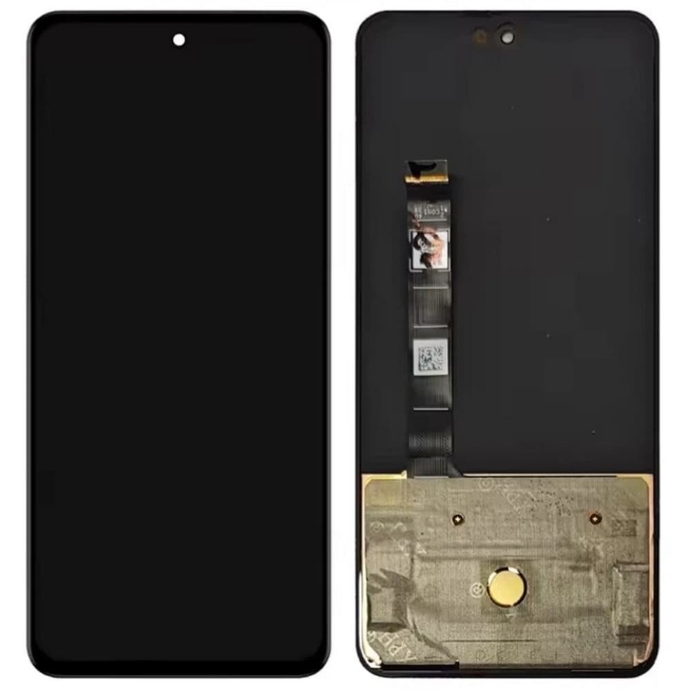 Дисплей для Nokia X30 TA-1450/ TA-1443, з таскріном, чорний, OLED фото 1