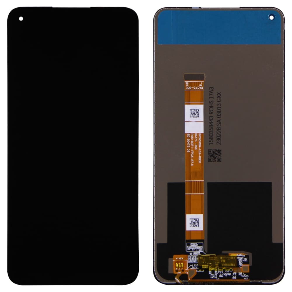 Дисплей для OnePlus Nord N100 BE2011/ BE2012/ BE2013/ BE2015, с тачскрином в сборе, цвет черный фото 1
