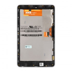 Дисплей Asus ME370 Google Nexus 7 с тачскрином в сборе, с рамкой,  цвет черный