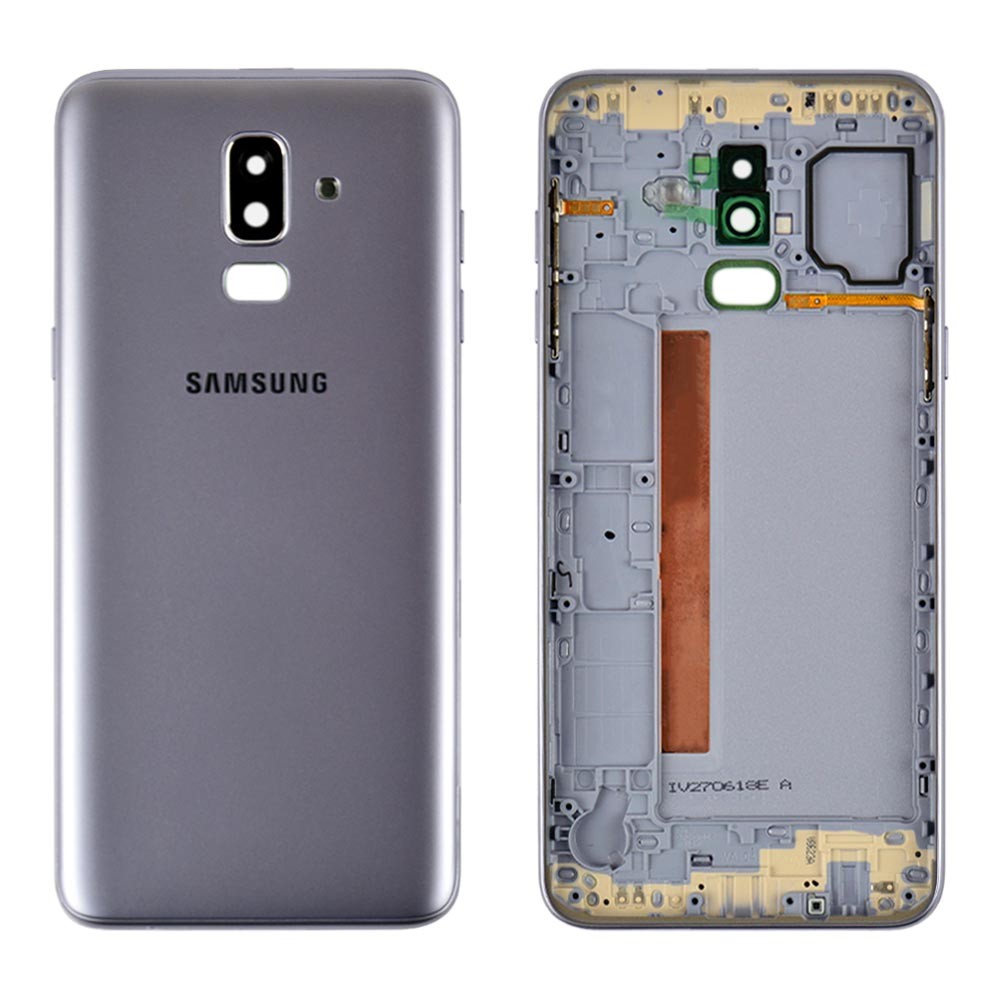Задняя крышка для Samsung J810F Galaxy J8 (2018), цвет серебро фото 1
