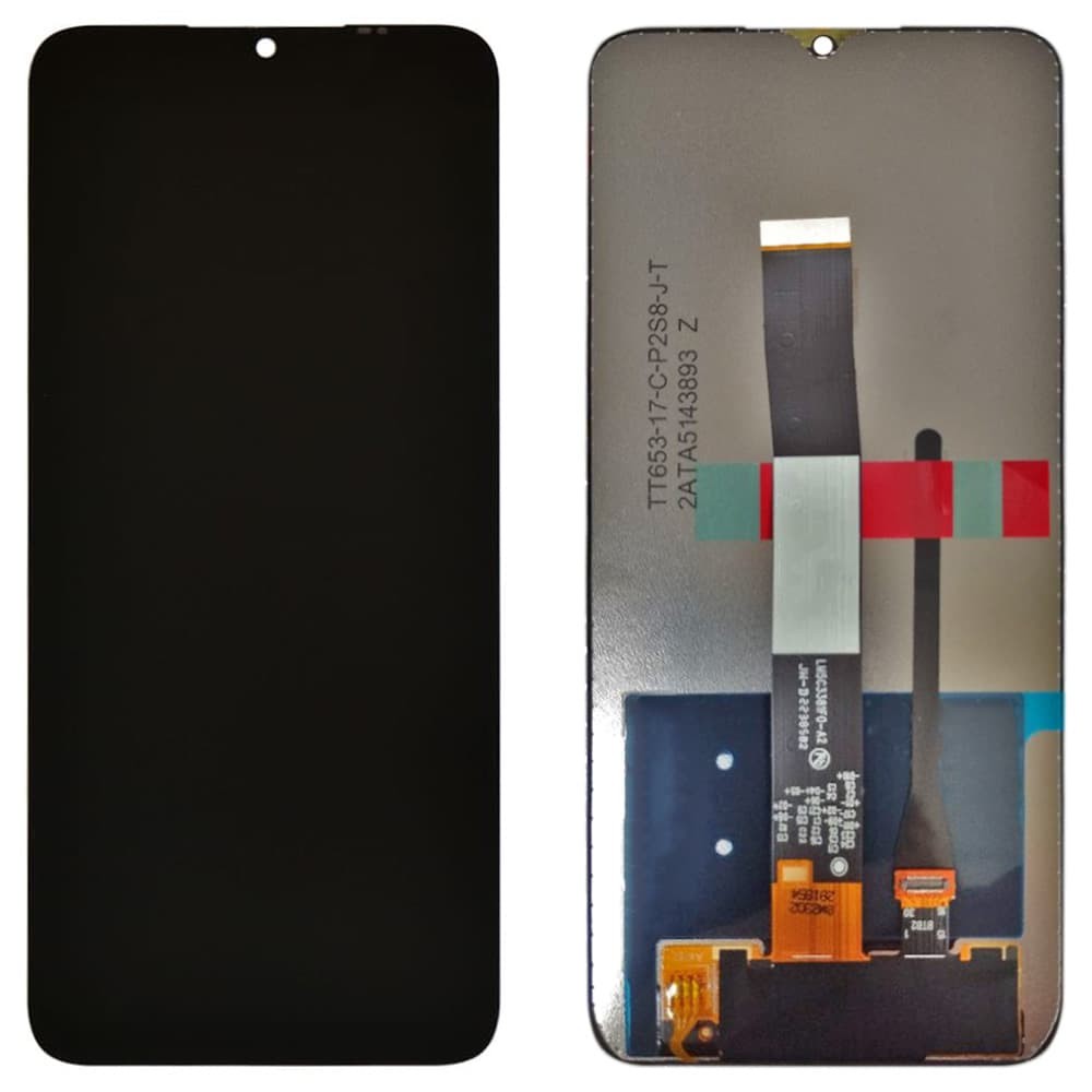 Дисплей для Xiaomi Redmi 9A, Redmi 9C, Redmi 10A, Poco C3 с тачскрином в сборе, цвет черный, оригинал, уценка фото 1