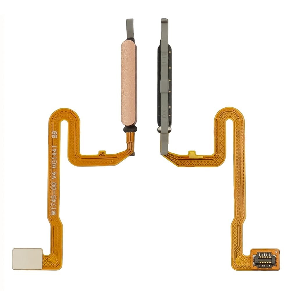 Шлейф для Xiaomi Redmi Note 10 Pro 4G/ 10 Pro Max Touch ID, цвет бронзовый фото 1