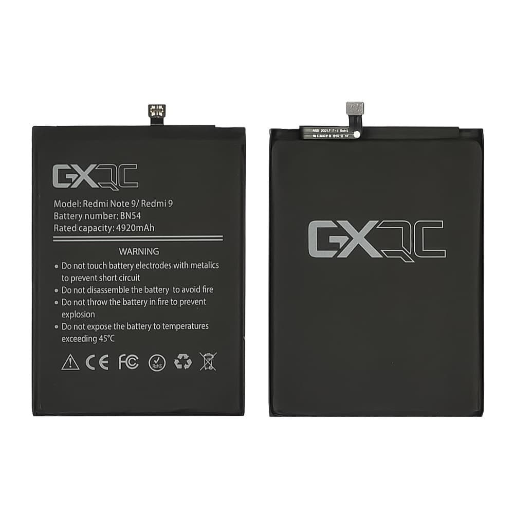 Акумулятор BN54 для Xiaomi Redmi 9, Redmi Note 9, Redmi 10X, GX, 5020 mAh фото 1