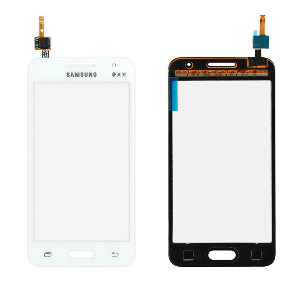 Тачскрин Samsung Galaxy Core 2 G355H, цвет белый, на 2 sim карты, ревизия 3, маленькая микросхема фото 1