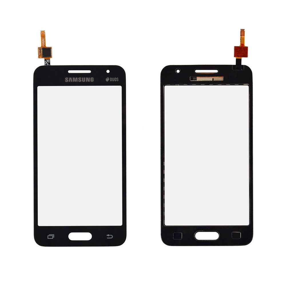 Тачскрин Samsung Galaxy Core 2 G355H, колір чорний, на 2 SIM карти, rev. 1 фото 1
