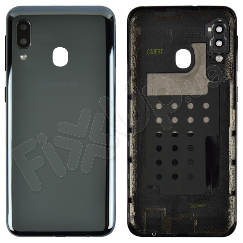 Задняя крышка для Samsung A202 Galaxy A20e 2019, цвет черный фото 1
