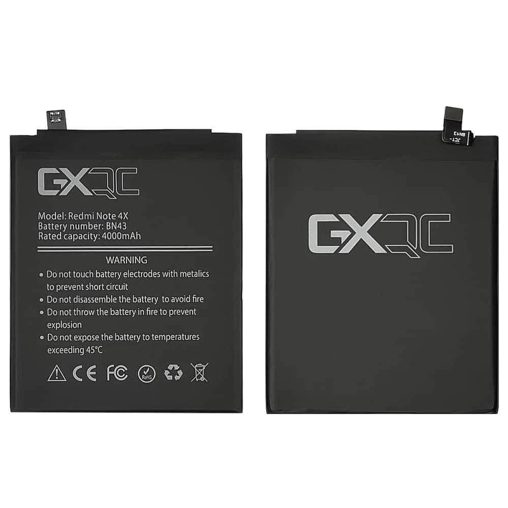 Аккумулятор BN43 для Xiaomi Redmi Note 4X, GX, 4000mAh фото 1