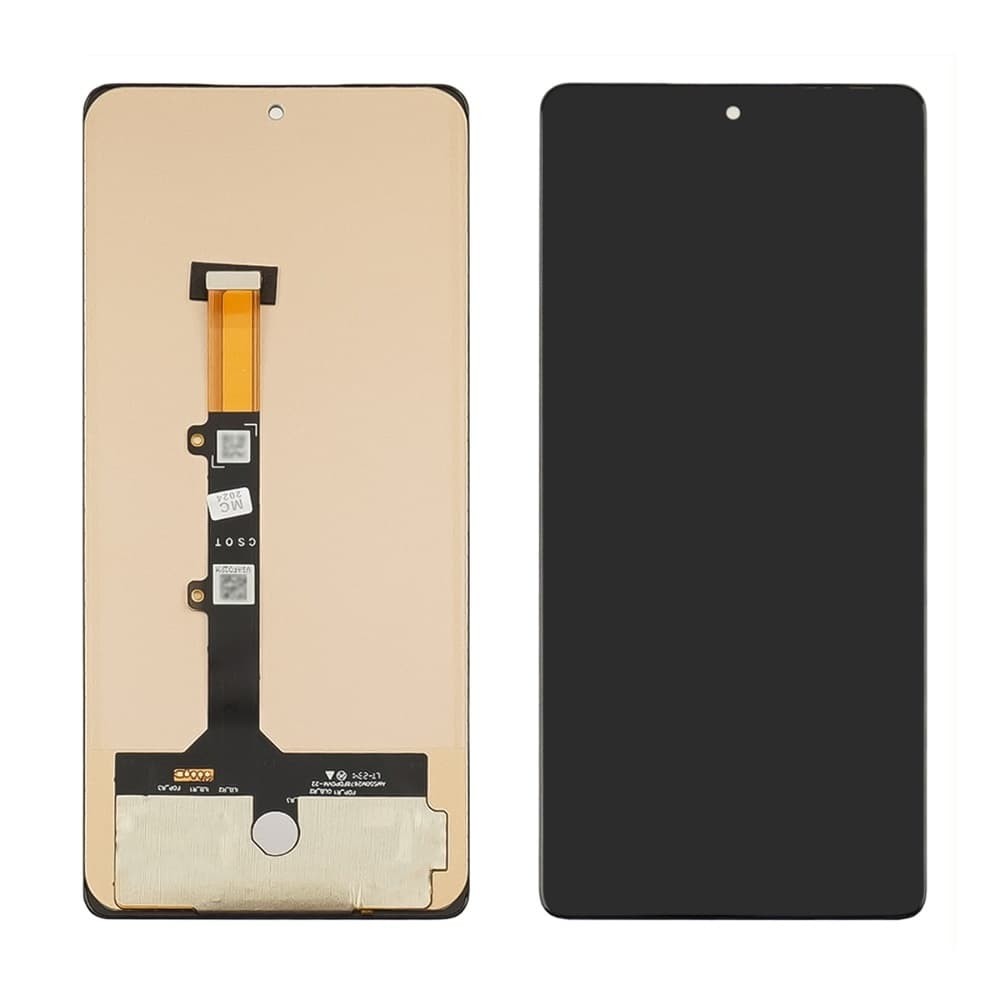 Дисплей для Tecno Pova 6 (LI7), с тачскрином в сборе, цвет черный, IPS фото 1