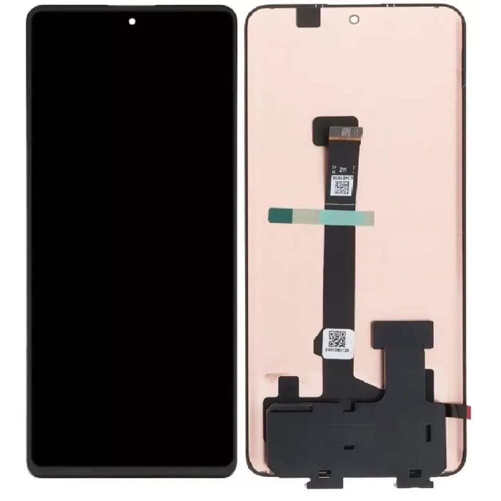 Дисплей для Xiaomi Redmi Note 13 Pro Plus 5G, с тачскрином, черный, OLED фото 1