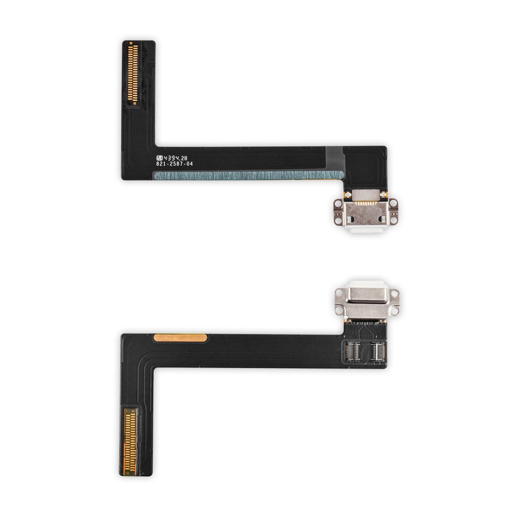 Шлейф для iPad 6 Air 2 с разъемом зарядки, цвет белый фото 1