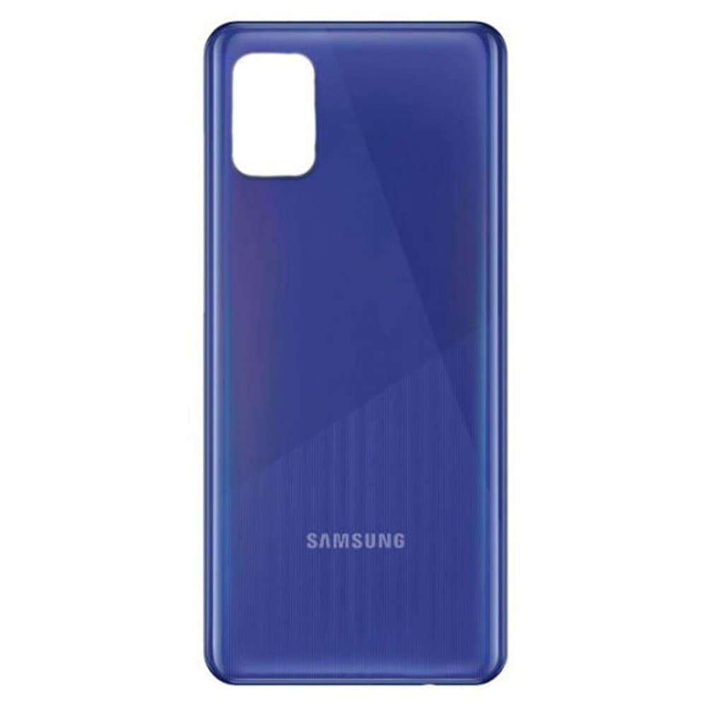 Задня кришка для Samsung A315 Galaxy A31, колір синій фото 1