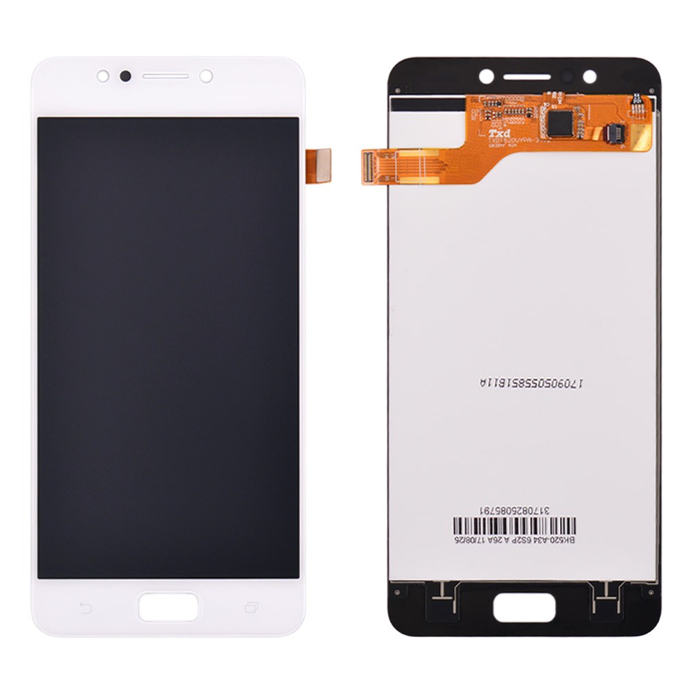 Дисплей для Asus ZenFone 4 Max (ZC520KL) с тачскрином в сборе, цвет белый фото 1