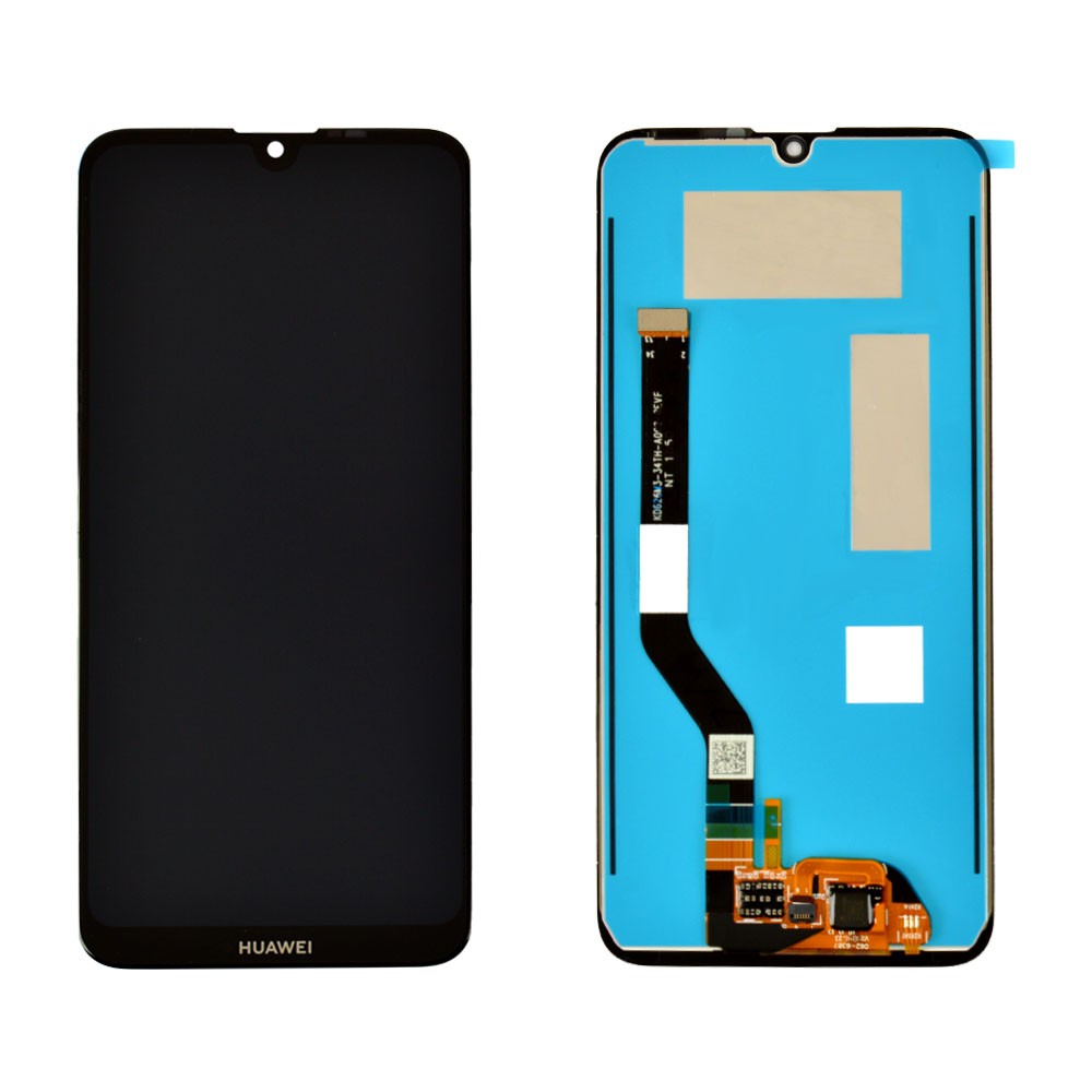 Дисплей для Huawei Y7/Y7 Prime (2019)/Y7 Pro (2019) (DUB-LX1/DUB-LX3/DUB-LX2) тачскрином у зборі, колір чорний, Orig PRC, уцінка фото 1