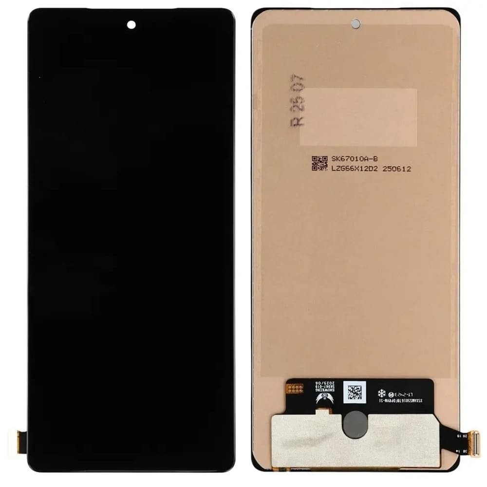 Дисплей для Infinix Note 50 (X6858), з тачскріном, чорний, IPS фото 1