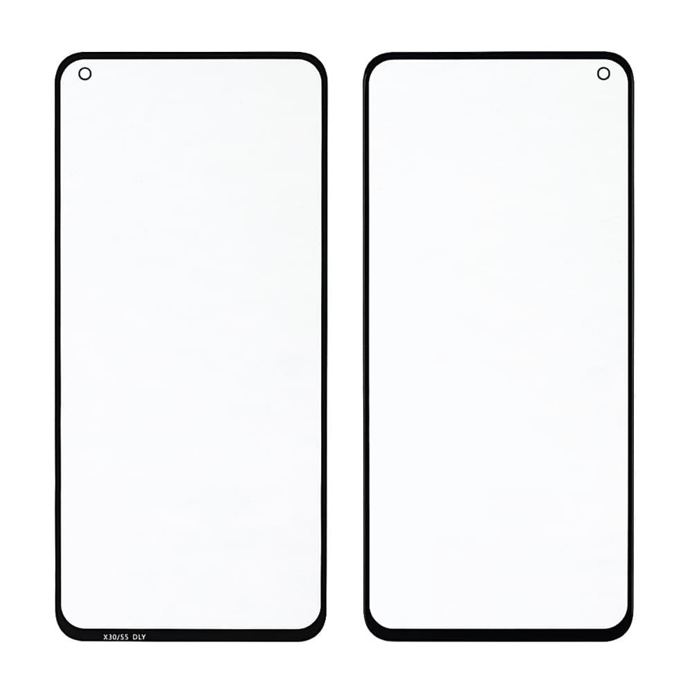 Скло корпусу для Vivo X30 Pro, колір чорний фото 1