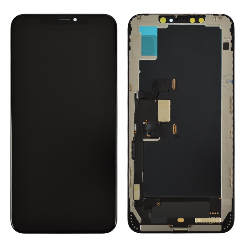 Дисплей для iPhone XS Max (6.5) с тачскрином в сборе, цвет черный, Incell фото 1