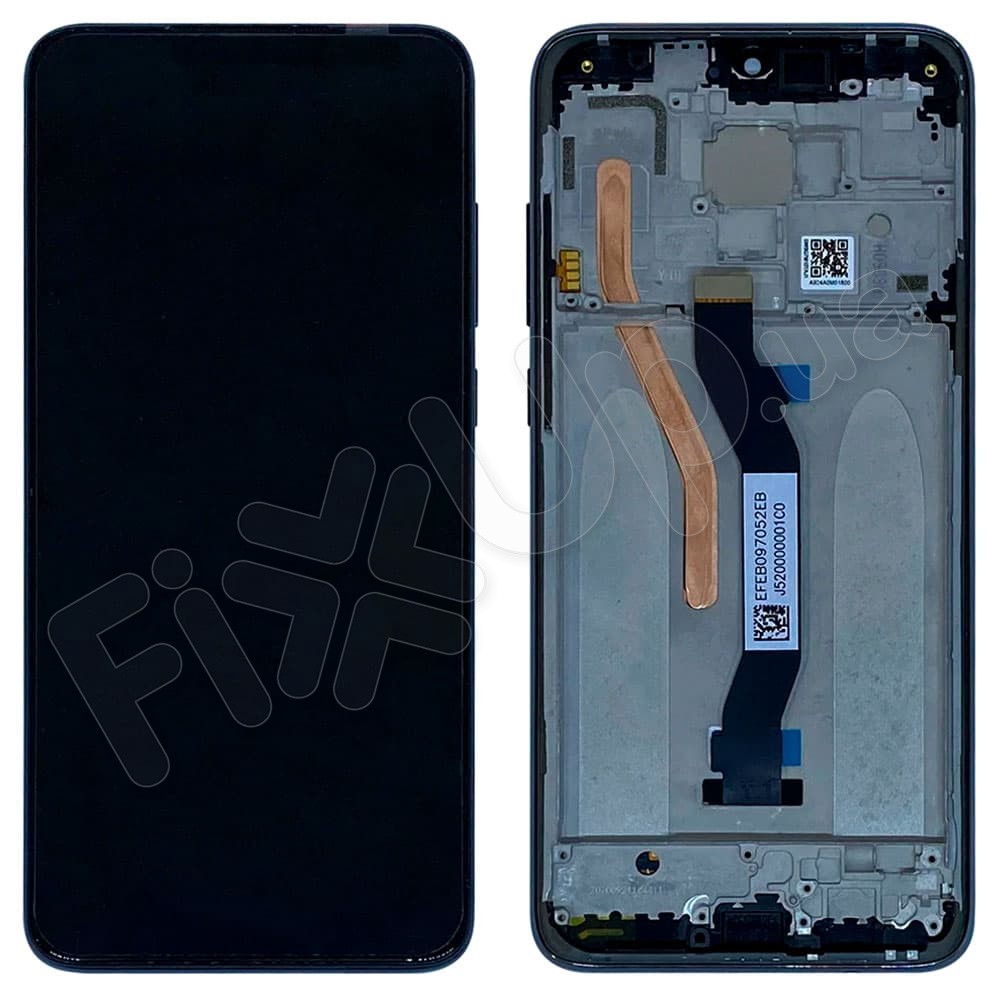 LCD Xiaomi Redmi Note 8 Pro + Touchscreen with Frame (grey) фото 1 Дисплей для Xiaomi Redmi Note 8 Pro з тачскрином та рамкою в зборі, колір сірий фото 1