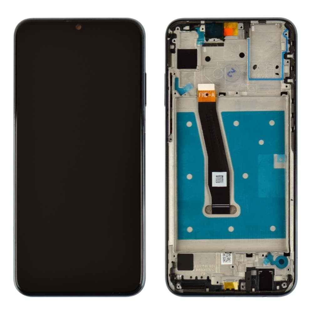 Дисплей для Huawei Honor 10 Lite, Honor 10i (HRY-LX1/HRY-LX1T) с тачскрином и рамкой (150mm), черный, оригинал фото 1