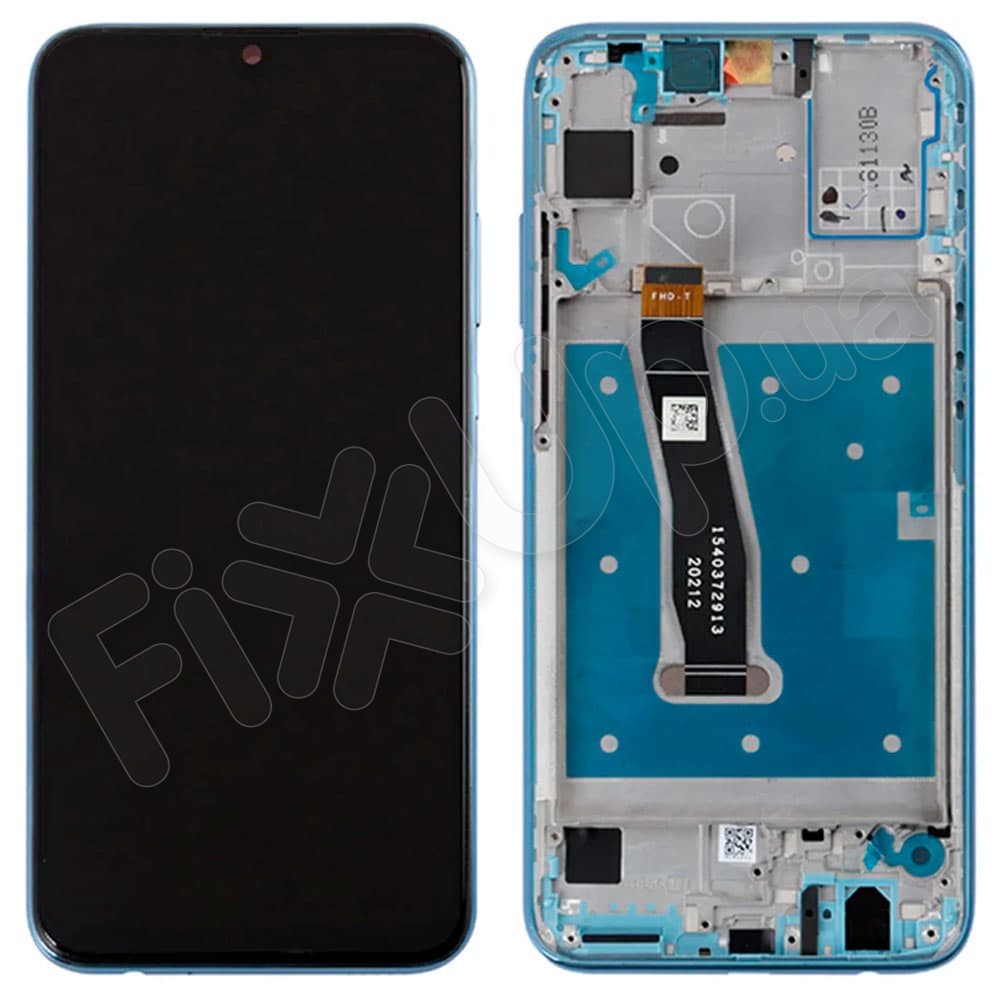 Дисплей Huawei Honor 10 Lite, Honor 10i (HRY-LX1/HRY-LX1T) з тачскрином і рамкою в зборі, колір синій фото 1
