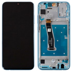 Дисплей для Huawei Honor 10 Lite, Honor 10i (HRY-LX1/HRY-LX1T) с тачскрином в сборе (150mm), с рамкой,  цвет синий, китай