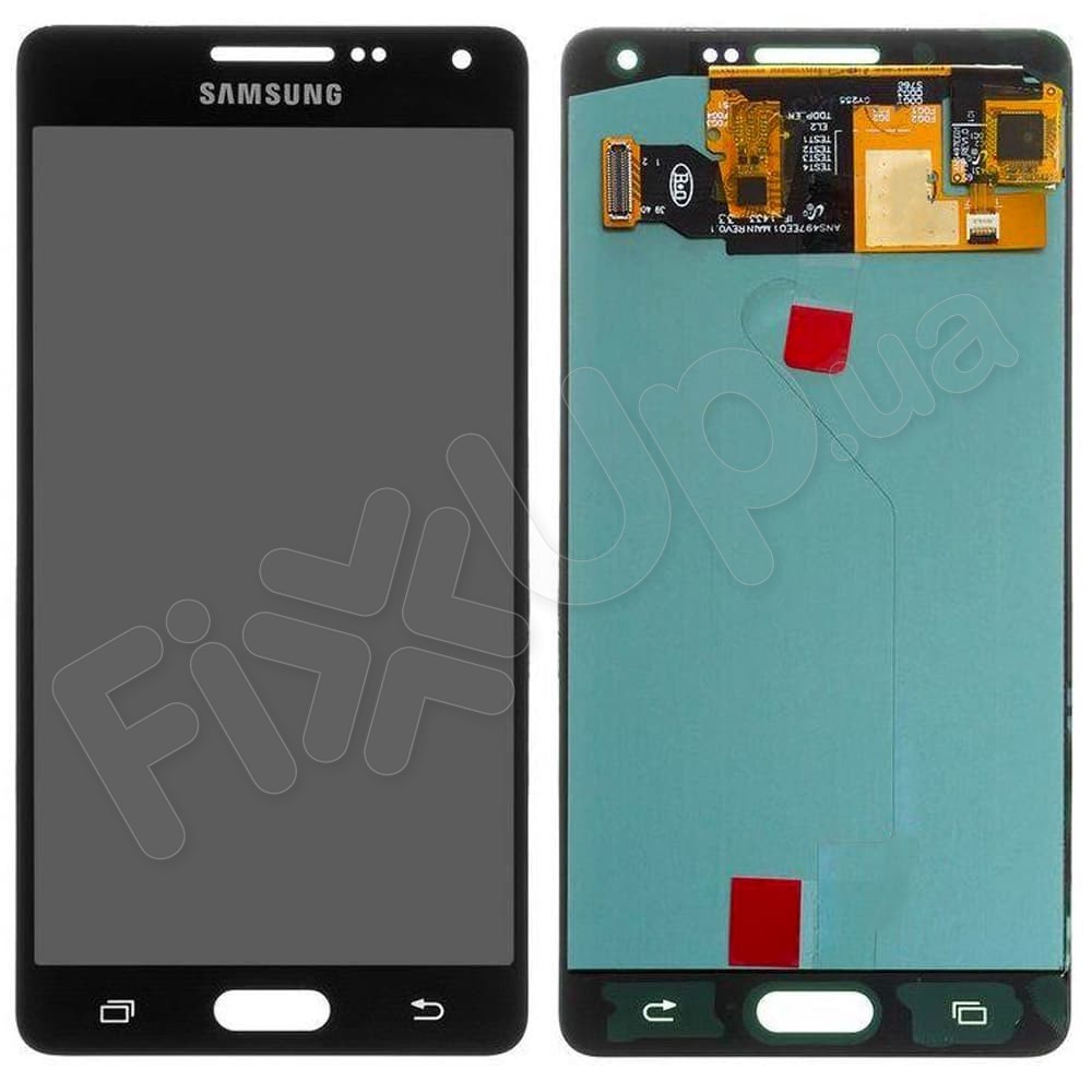 Дисплей для Samsung A500F/DS Galaxy A5 (2015) з тачскрином у зборі, колір чорний, OLED фото 1