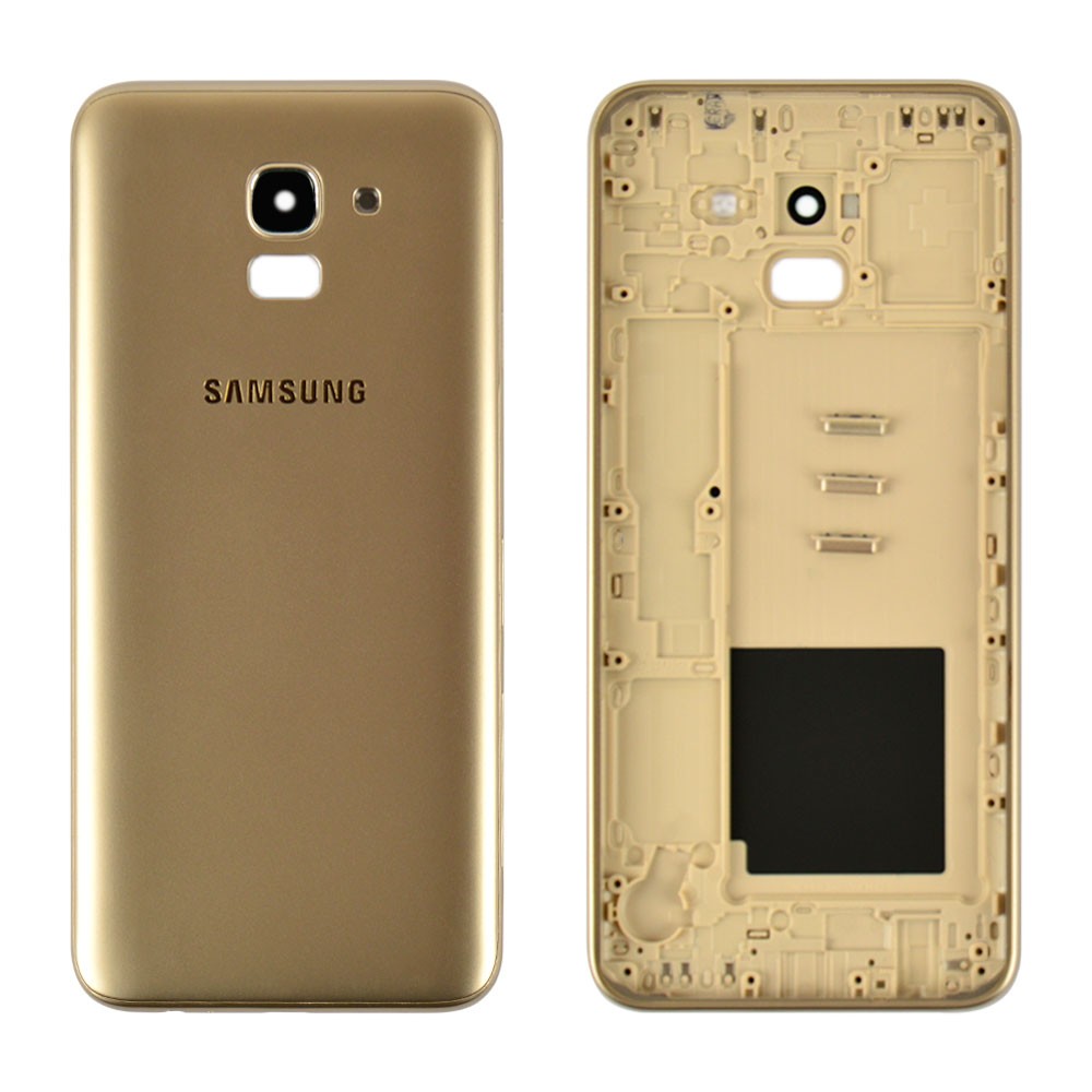 Задняя крышка для Samsung J600/DS Galaxy J6 (2018), цвет золотой фото 1