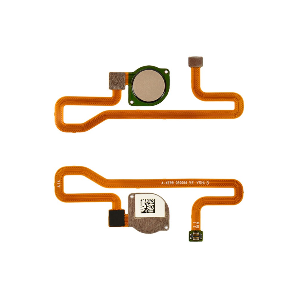 Шлейф для Huawei Honor 7A Pro (AUM-L29)/7C (AUM-L41)/Y6 (ATU-L21) 2018 /Y6 Prime 2018 с сканером отпечатка, цвет золотой фото 1