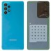 Задня кришка Samsung A725 Galaxy A72, зі склом камери, колір синій миниатюра 1