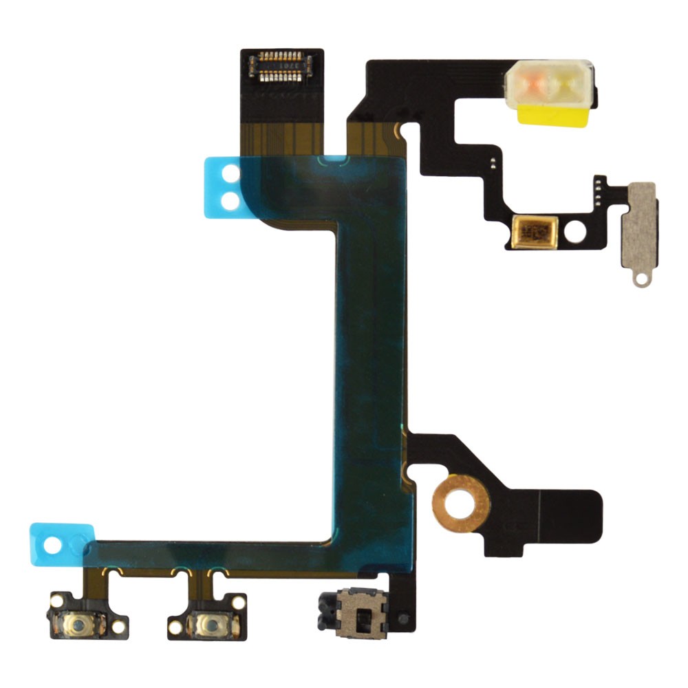 Flat Cable iPhone SE on/off + mic + flash, copy фото 2 Шлейф для iPhone SE с кнопками включения, микрофоном и вспышкой фото 2