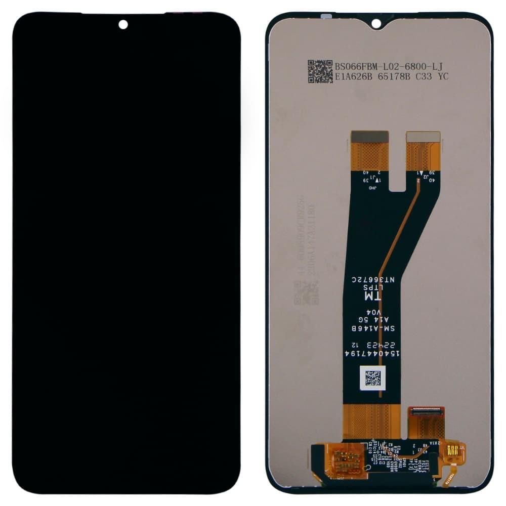 Дисплей для Samsung A146B Galaxy A14 2023, з тачскріном в зборі, колір чорний, IPS(TFT), уцінка фото 1