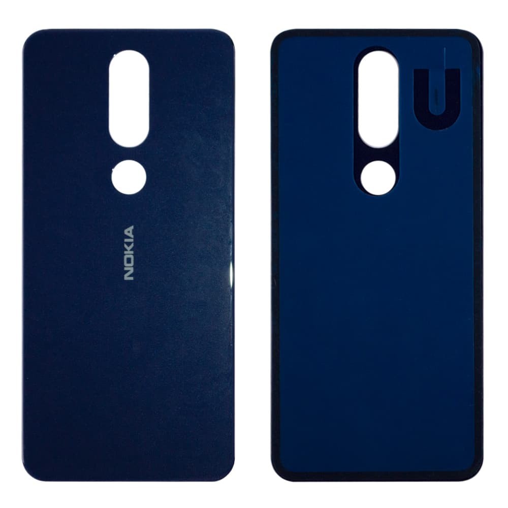 Задняя крышка для Nokia 6.1 Plus, X6 2018, цвет синий фото 1