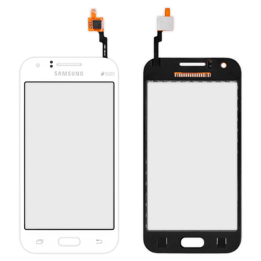 Тачскрин Samsung J1 J100, цвет белый, маленькая микросхема фото 1