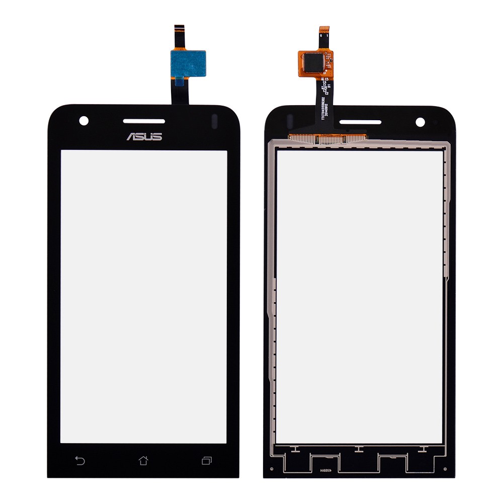 Тачскрин для Asus ZenFone C, цвет черный, большая микросхема фото 1