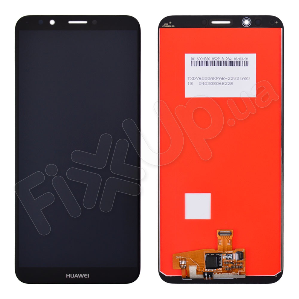 Дисплей для Huawei Y7 Prime 2018/Y7 2018/Nova 2 Lite/Honor 7C Pro з тачскрином у зборі, колір чорний, уцінка фото 1