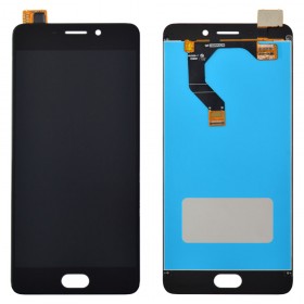 Дисплей Meizu M6 Note с тачскрином в сборе, китай,  цвет черный, без рамки