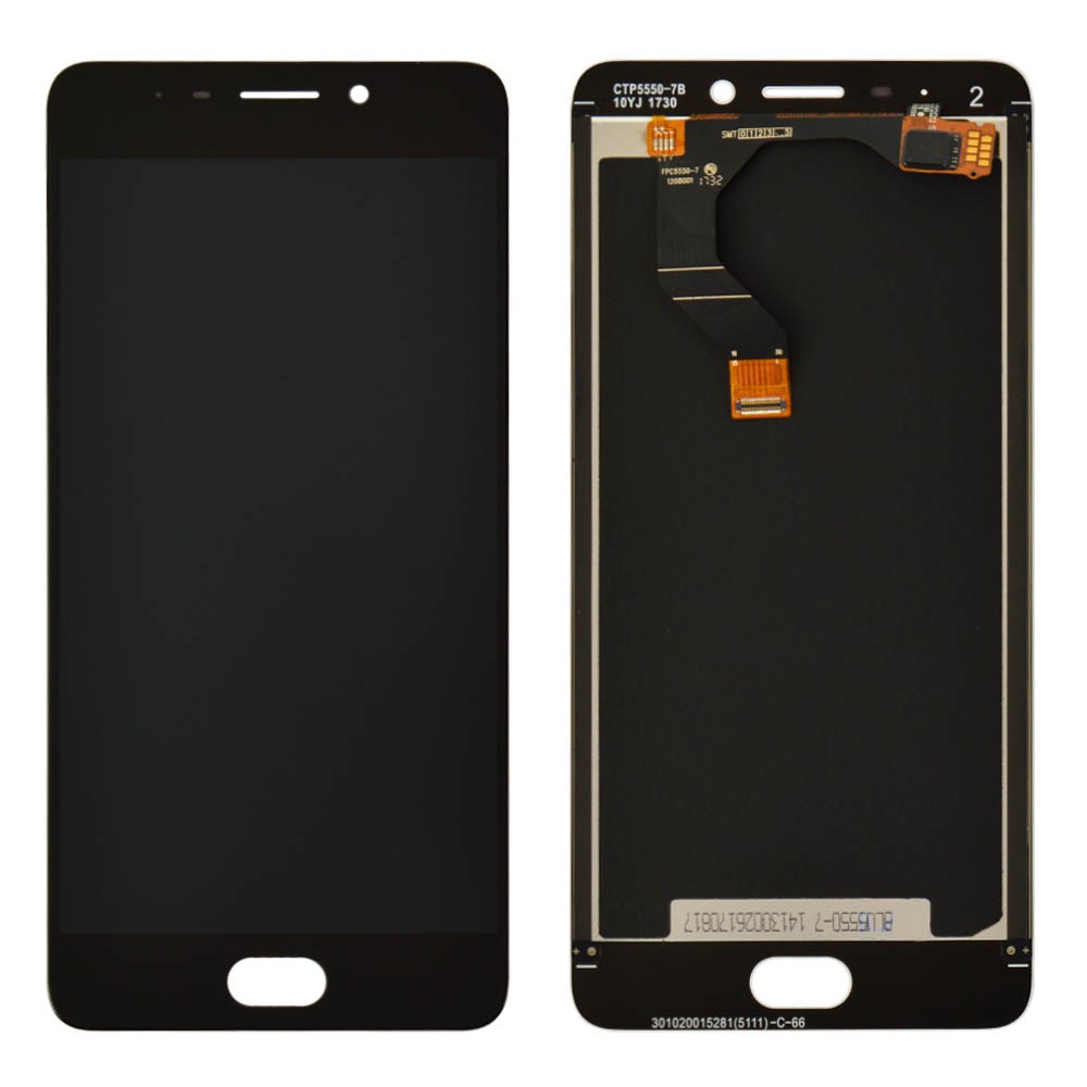 Дисплей для Meizu M6 Note з тачскрином у зборі, колір чорний, оригінал фото 1