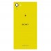 Задняя крышка для Sony E5803 Xperia Z5 Compact/E5823, цвет желтый миниатюра 1