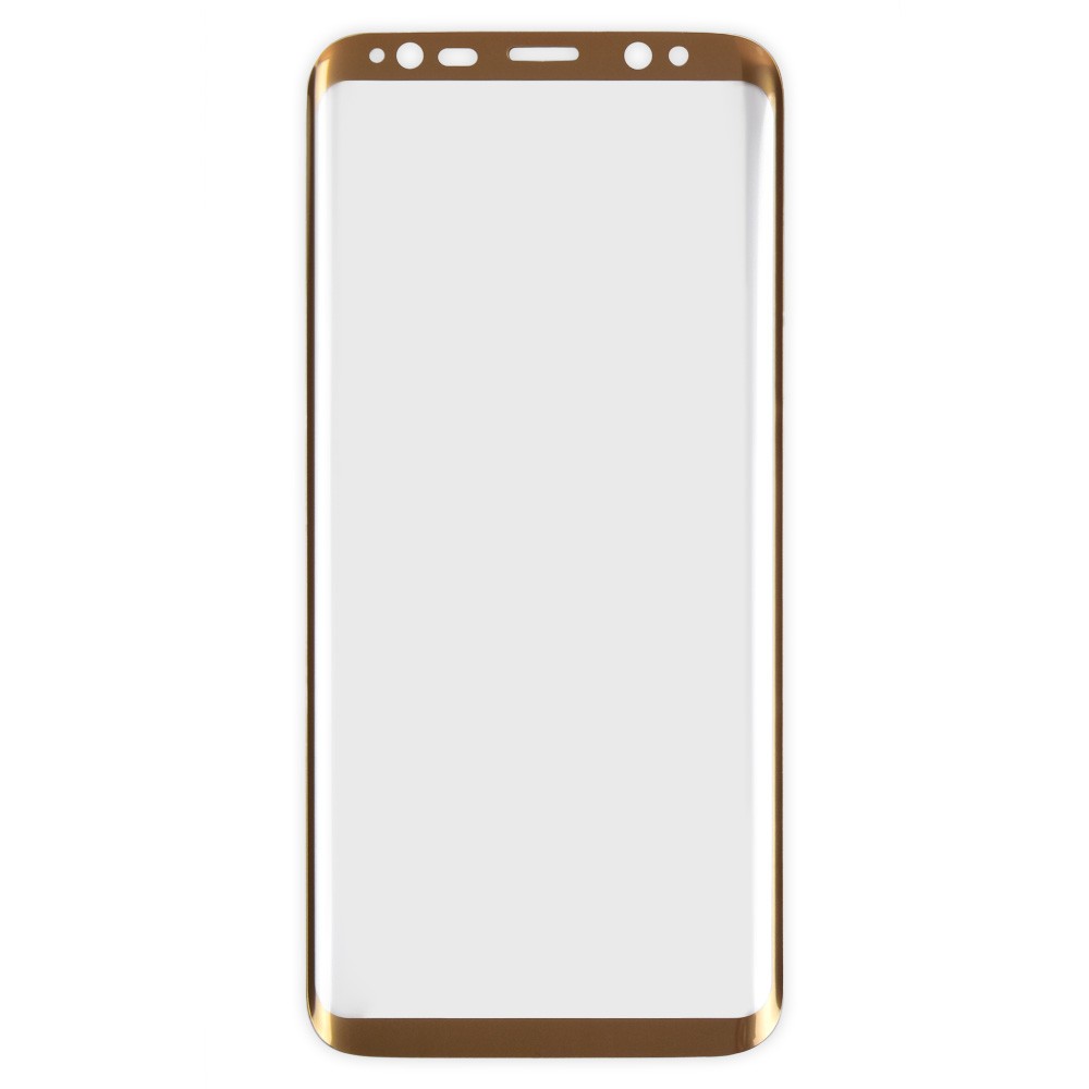 Захисне скло для Samsung G950F Galaxy S8, 3D, колір золотий фото 1