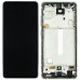 Дисплей для Samsung A525F /DS Galaxy A52 2021 (GH82-25524A) с тачскрином и рамкой, белый, сервисный оригинал миниатюра 1