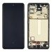 Дисплей для Samsung A525F /DS Galaxy A52 2021 с тачскрином и рамкой в сборе, цвет черный, OLED small LCD миниатюра 1