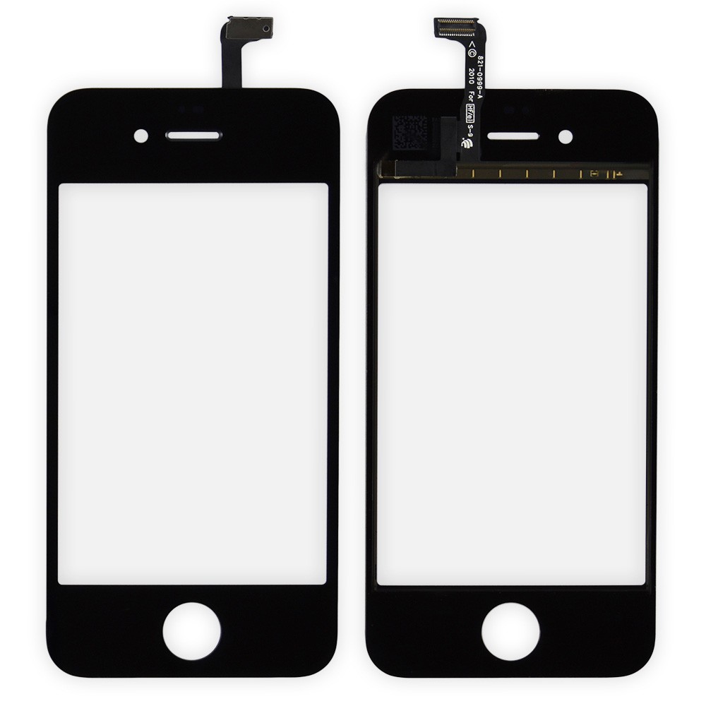 Тачскрин (сенсор) iPhone 4/4S, цвет черный фото 1