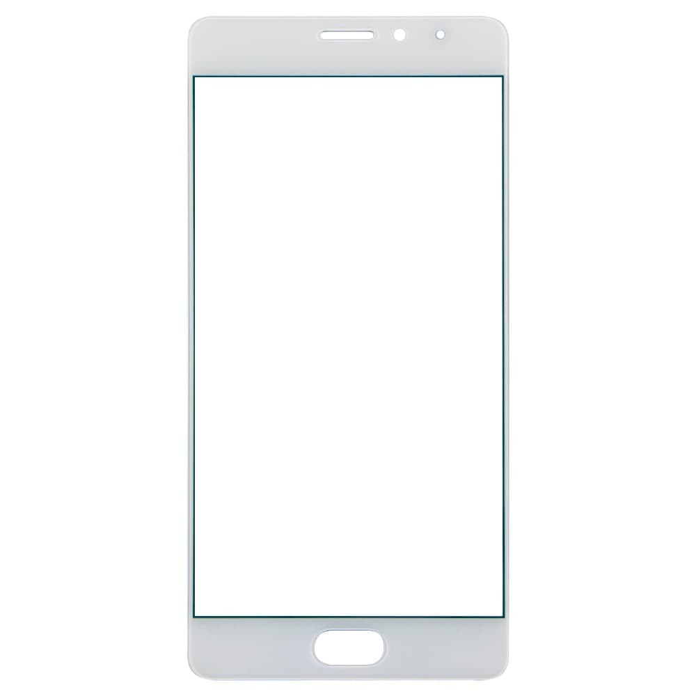 Скло корпусу для Meizu Pro 7 Plus + OCA, колір білий фото 1