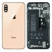 Корпус для iPhone XS (5.8) + аккумулятор, цвет золотой, оригинал с разбора миниатюра 1