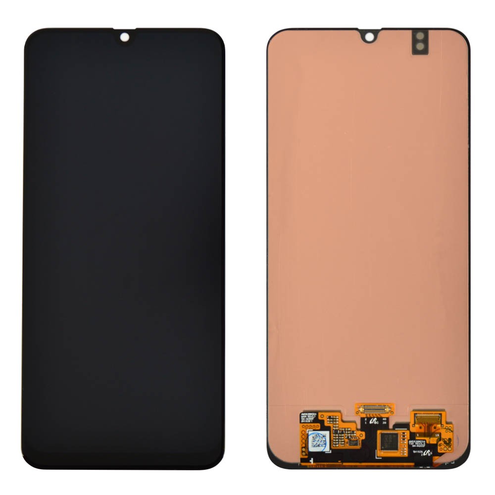 Дисплей для Samsung M305F / DS Galaxy M30 з тачскрином у зборі, колір чорний, оригінал із заміненим склом фото 1