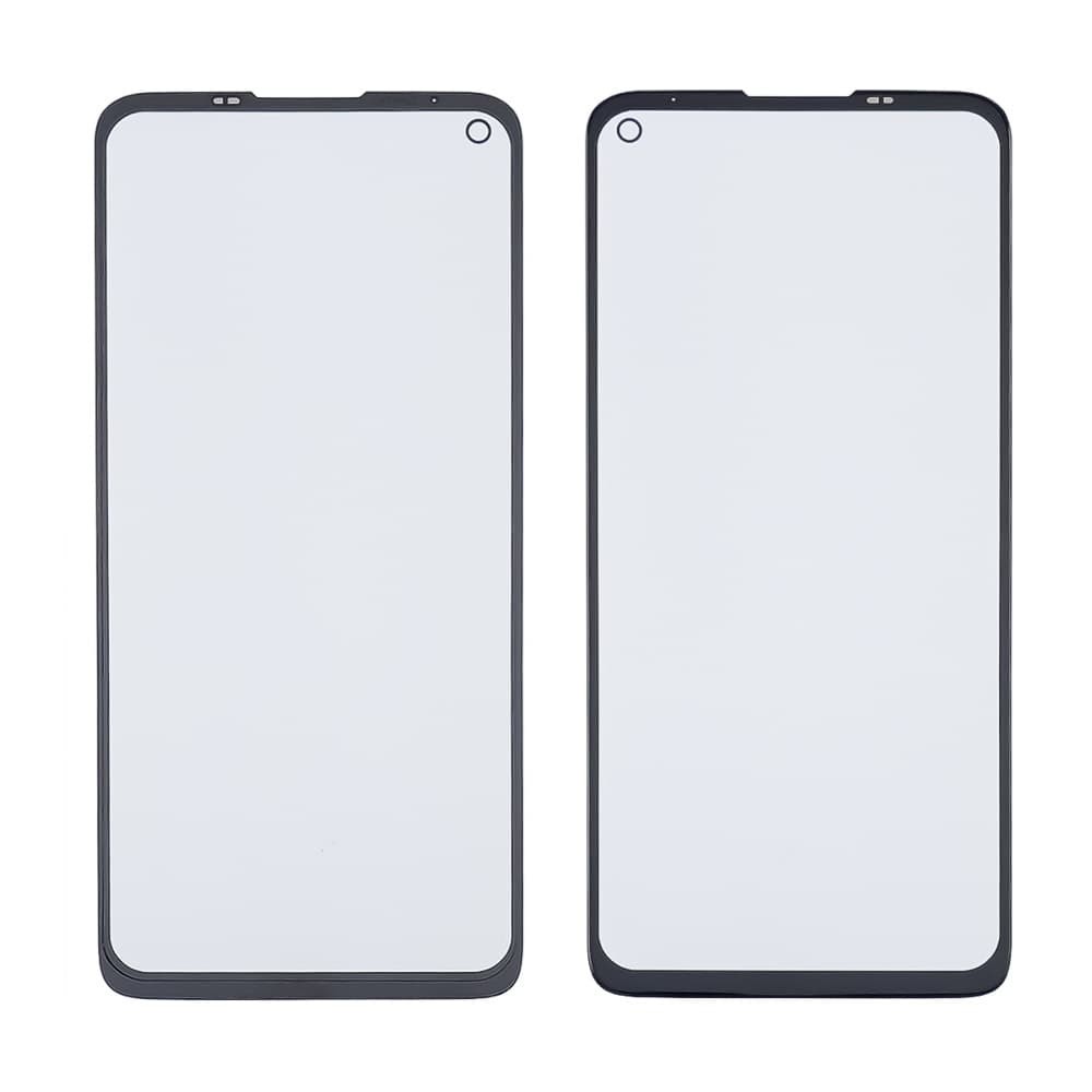 Стекло корпуса для Motorola Moto G9 Plus XT2087 + OCA, цвет черный фото 1