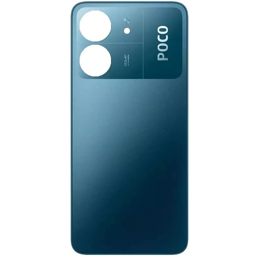 Задняя крышка для Xiaomi Poco C65, цвет синий фото 1