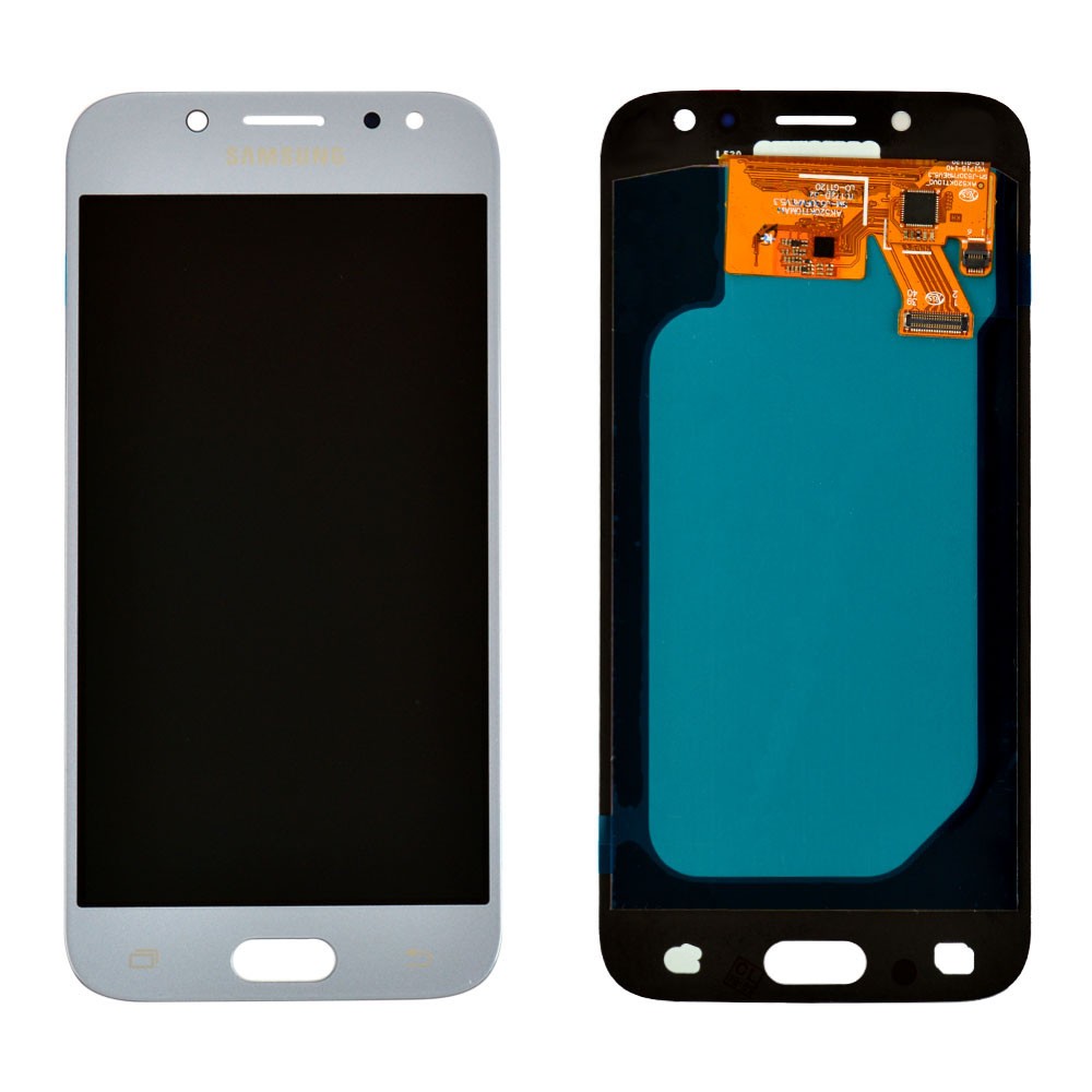 LCD Samsung J530F/DS Galaxy J5 + Touchscreen (silver) (2017) OLED small LCD фото 1 Дисплей для Samsung J530F/DS Galaxy J5 (2017) с тачскрином в сборе, цвет серебро, OLED small LCD фото 1